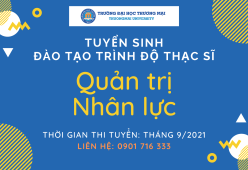 Tuyển sinh trình độ thạc sĩ Quản trị nhân lực, đợt 2 tháng 9 năm 2021