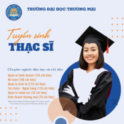 Tuyển sinh trình độ thạc sĩ đợt 2 tháng 9 năm 2022