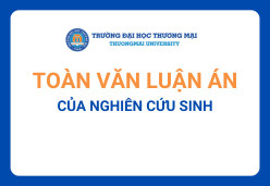 Luận án của nghiên cứu sinh Nguyễn Thị Vân