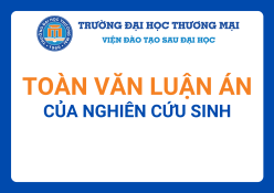 Luận án của nghiên cứu sinh Đặng Thanh Bình