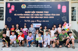 Ngày hội Trung thu và tuyên dương các cháu đạt thành tích cao trong học tập năm học 2022 - 2023