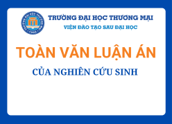 Luận án của nghiên cứu sinh Nguyễn Anh Tú