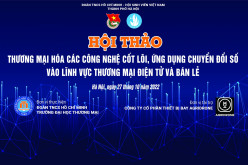 CHƯƠNG TRÌNH HỘI THẢO “THƯƠNG MẠI HÓA CÔNG NGHỆ CỐT LÕI, ỨNG DỤNG CHUYỂN ĐỔI SỐ VÀO LĨNH VỰC THƯƠNG MẠI ĐIỆN TỬ VÀ BÁN LẺ”