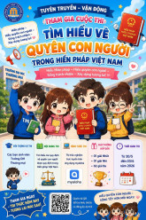 Hình thức và thể lệ Cuộc thi “Tìm hiểu về quyền con người trong Hiến pháp Việt Nam” đợt 1